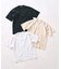 トーナルステッチ ヘンリーネックTシャツ
