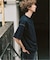 トーナルステッチ ヘンリーネックTシャツ
