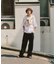 トーナルステッチ ヘンリーネックTシャツ