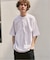 トーナルステッチ ヘンリーネックTシャツ