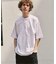 トーナルステッチ ヘンリーネックTシャツ