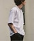 トーナルステッチ ヘンリーネックTシャツ