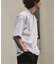 トーナルステッチ ヘンリーネックTシャツ