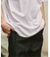 トーナルステッチ ヘンリーネックTシャツ