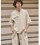 トーナルステッチ ヘンリーネックTシャツ