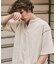トーナルステッチ ヘンリーネックTシャツ