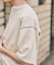 トーナルステッチ ヘンリーネックTシャツ