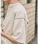 トーナルステッチ ヘンリーネックTシャツ