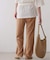 Plus by ONIT/オニット SLOBE別注 2way パイルパンツ