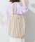 《追加》BONGUSTA/ボングスタ naram striped トートバッグ