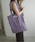 《追加》BONGUSTA/ボングスタ naram striped トートバッグ