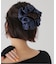 A Bronze Age/ブロンズエイジ SILKシュシュ/NAVY OVERSIZED SILK SCRUNCHIE