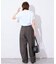 ベルテッドカーブパンツ