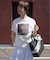 Lundi×FRUIT OF THE LOOM×SLOBE別注 フォトTシャツ