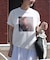 Lundi×FRUIT OF THE LOOM×SLOBE別注 フォトTシャツ