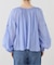 コットンボイルボリュームギャザーブラウス