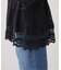 normment/ノーメント COTTON LACE GATHER TUNIC S26S-1545
