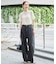 LE DENIM ライトカーブバギーデニムパンツ