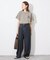 LE DENIM ライトカーブバギーデニムパンツ