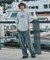 UMBRO×417 USA26 FLAG LOGO TEE