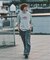 UMBRO×417 USA26 FLAG LOGO TEE