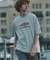 UMBRO×417 USA26 FLAG LOGO TEE