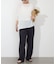 《3サイズ展開/追加2》フィブリルストライプリラックスパンツ