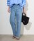 《4サイズ展開/追加》LE DENIM ストレートデニムパンツ
