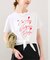 GDC/ガールズデパートメントクラブ プリントKNOT TEE GDC26A009