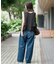 《WEB限定カラーあり》2WAYペプラムフリル ノースリーブブラウス