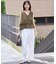 《WEB限定カラーあり》2WAYペプラムフリル ノースリーブブラウス