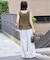 《WEB限定カラーあり》2WAYペプラムフリル ノースリーブブラウス