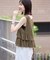 《WEB限定カラーあり》2WAYペプラムフリル ノースリーブブラウス