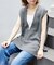 《WEB限定カラーあり/追加》ダブルフェイスニットベスト