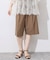 《接触冷感/防シワ》2WAY TRトロバミューダスラックス