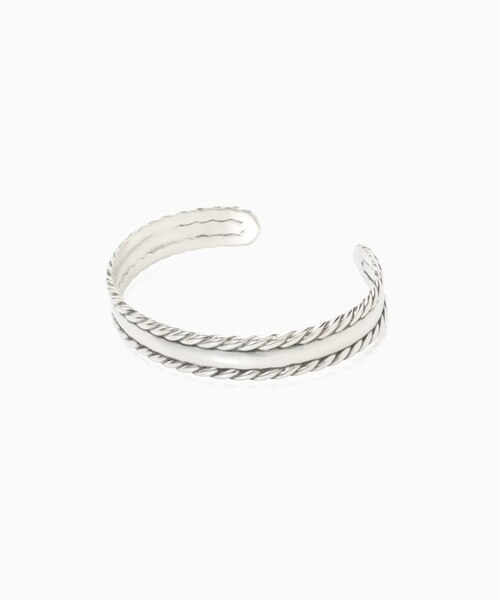 PHILIPPE AUDIBERT Cesar rigid bracelet silver plated｜フォー