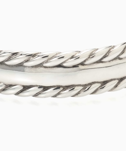 PHILIPPE AUDIBERT Cesar rigid bracelet silver plated｜フォー
