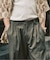 シャンブレー ワイドスラックス