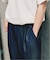 シャンブレー ワイドスラックス