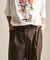 フェザードストロークス ワイドスラックス