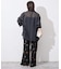 embroideryメッシュパンツ