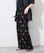 embroideryメッシュパンツ