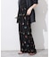 embroideryメッシュパンツ