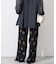 embroideryメッシュパンツ