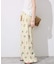 embroideryメッシュパンツ
