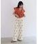 embroideryメッシュパンツ