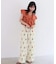 embroideryメッシュパンツ