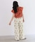 embroideryメッシュパンツ