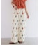 embroideryメッシュパンツ