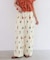 embroideryメッシュパンツ